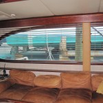 Yacht wood blinds