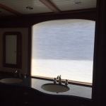 Electric yacht shade, electric yacht curtain, Trinity window shade, Trinity electric shade, Trinity automated shade, boat blinds and shades