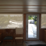 electric battery operated yacht shade, battery operated boat blinds, battery operated yacht curtains, boat blinds and shades, electric yacht window treatments