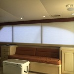 Electric Yacht Shades, Hatteras motorized window coverings, Hatteras electric curtains, Hatteras yachts